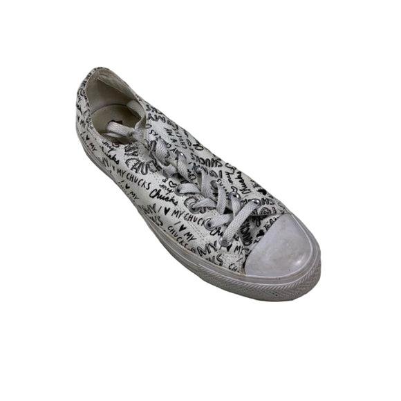 Converse Shoes - Converse Chuck Taylor All Star "I Love My Chucks" White Sneakers
